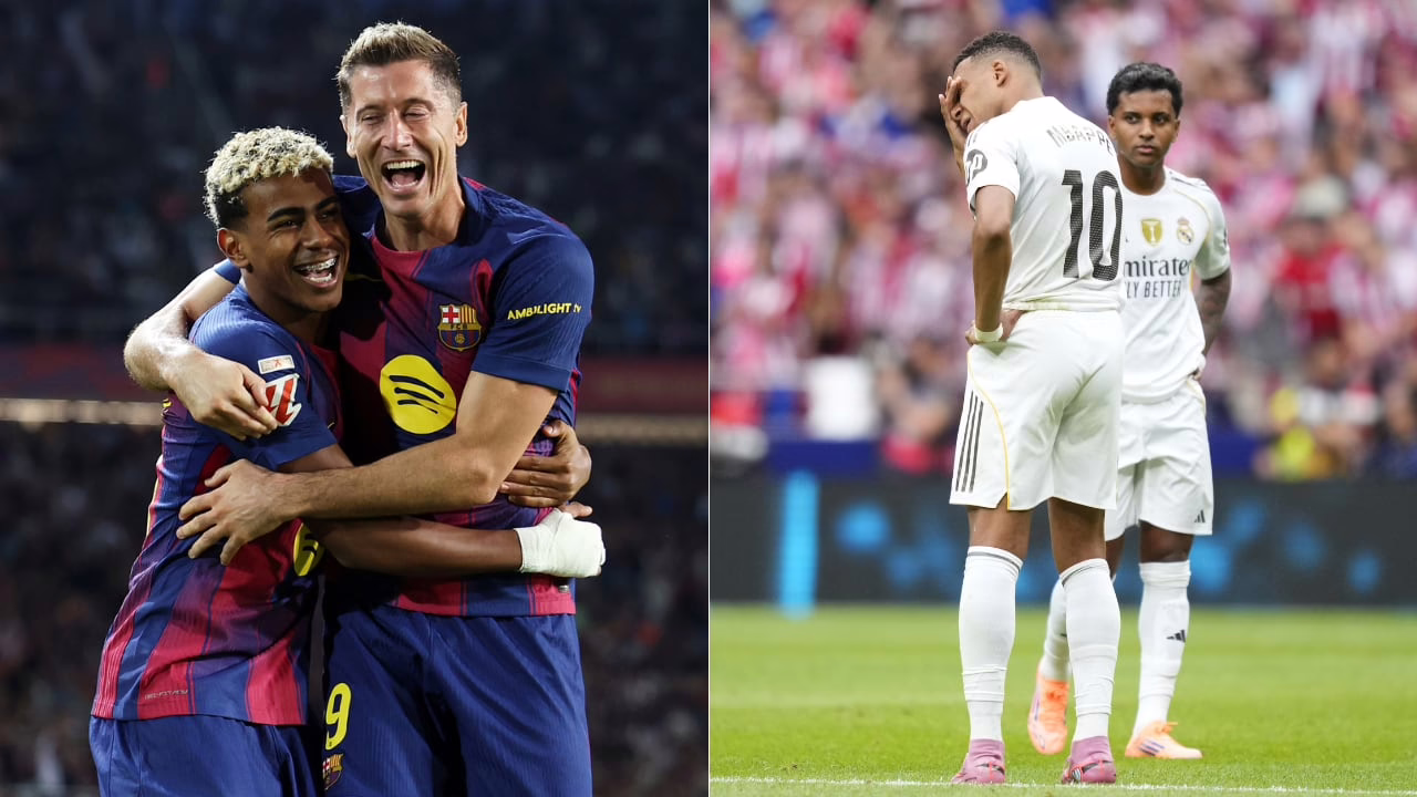 Barcelona y Lamine Yamal sumergen al Real Madrid en LaLiga: un nuevo revés después de la derrota ante el Atlético Madrid.