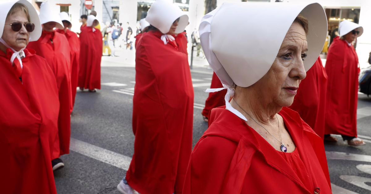 Una marcha de 'criadas' exige en Madrid el cese de los alquileres.