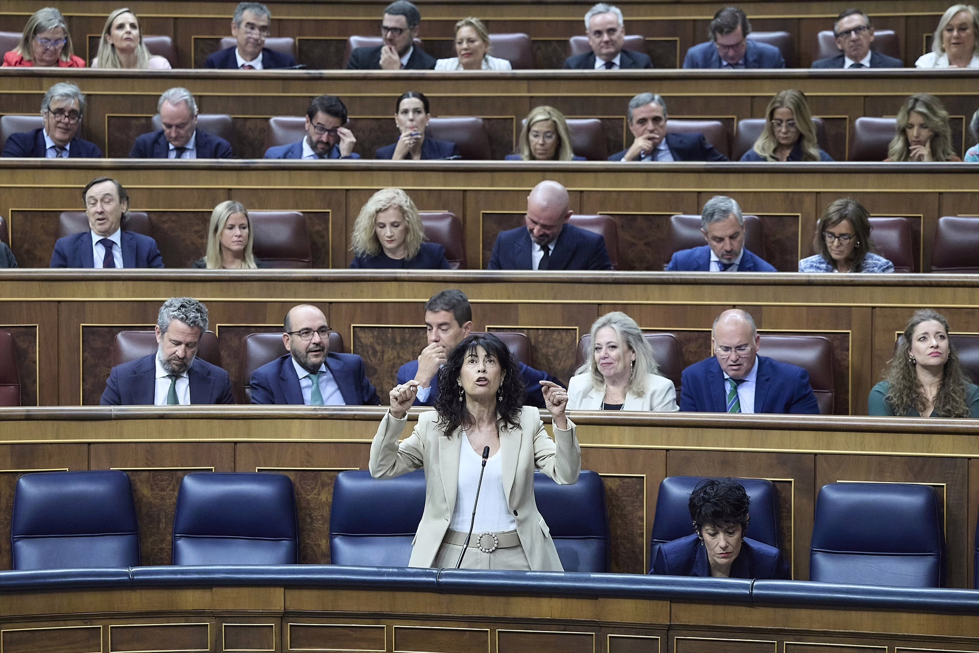 El Congreso critica a Ana Redondo por los errores con las pulseras antimaltrato.