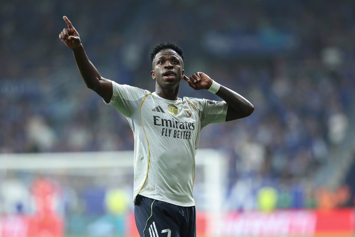 Vinícius intenta encontrar consuelo en la Champions.