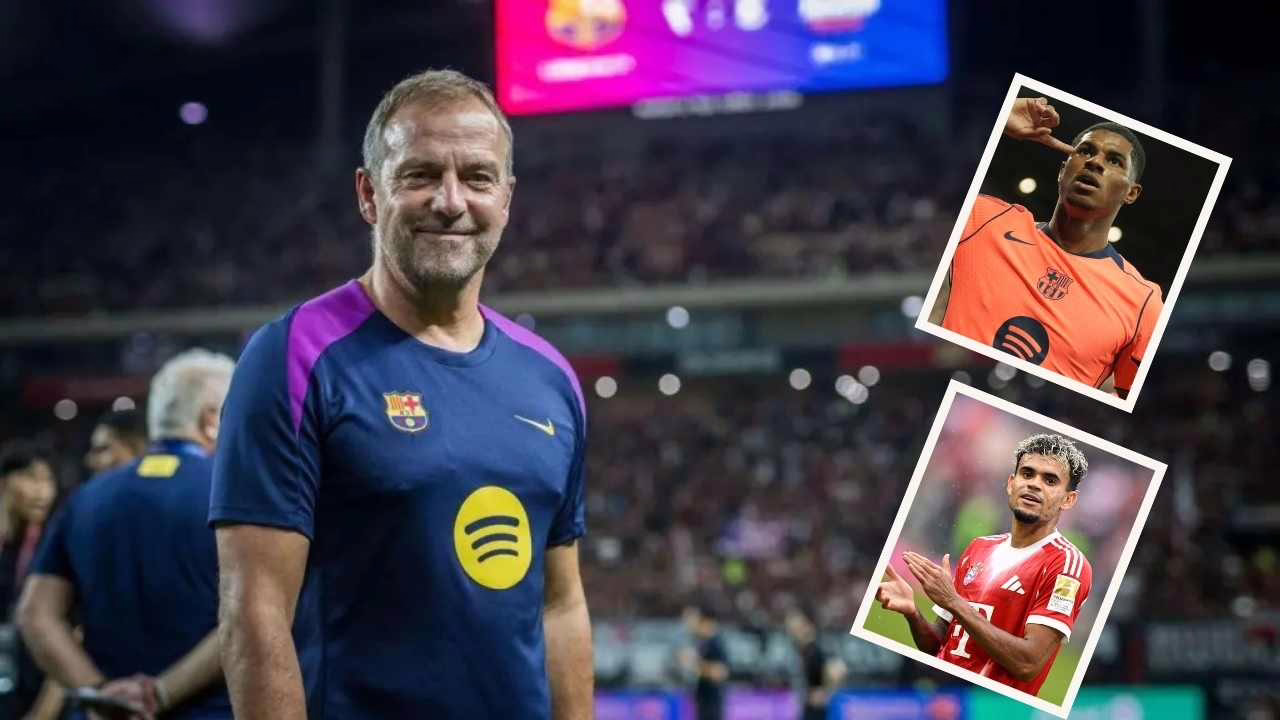 Flick confirmó que su decisión de elegir a Rashford en vez de Luis Díaz fue la correcta.