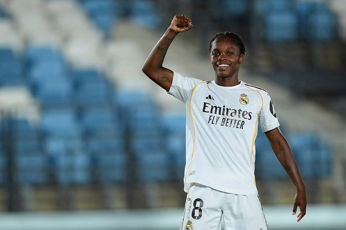 Linda Caicedo anotó y brindó una asistencia en la clasificación del Real Madrid para la Champions Femenina.