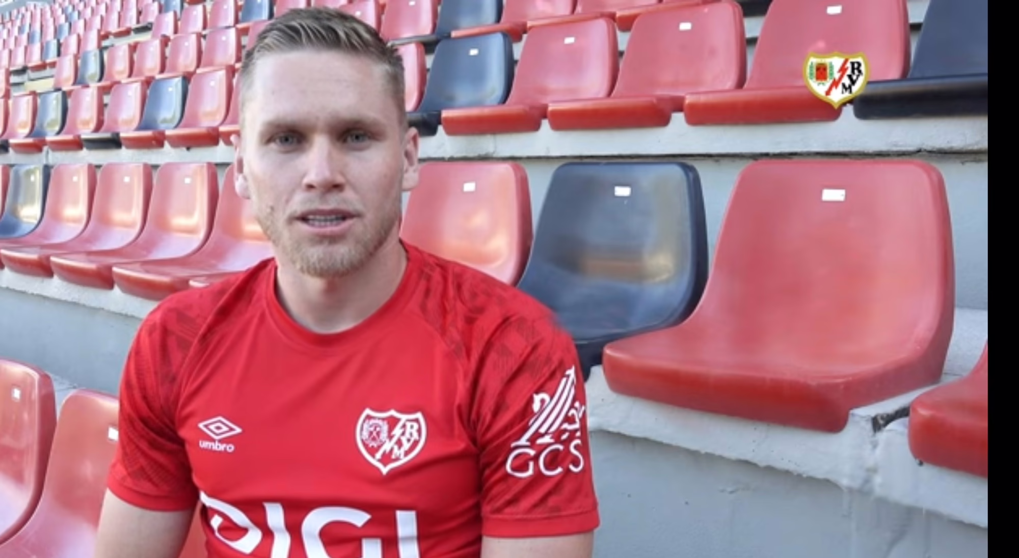 Me siento parte del club y de la hinchada del Rayo