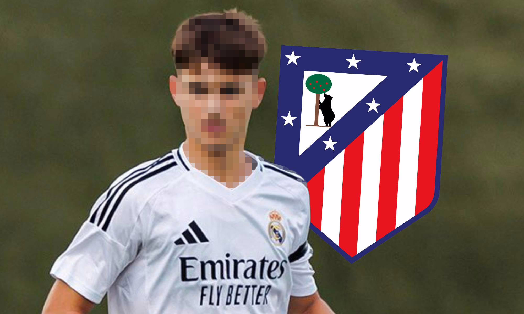 El Atlético se interesa en un joven talento del Real Madrid.
