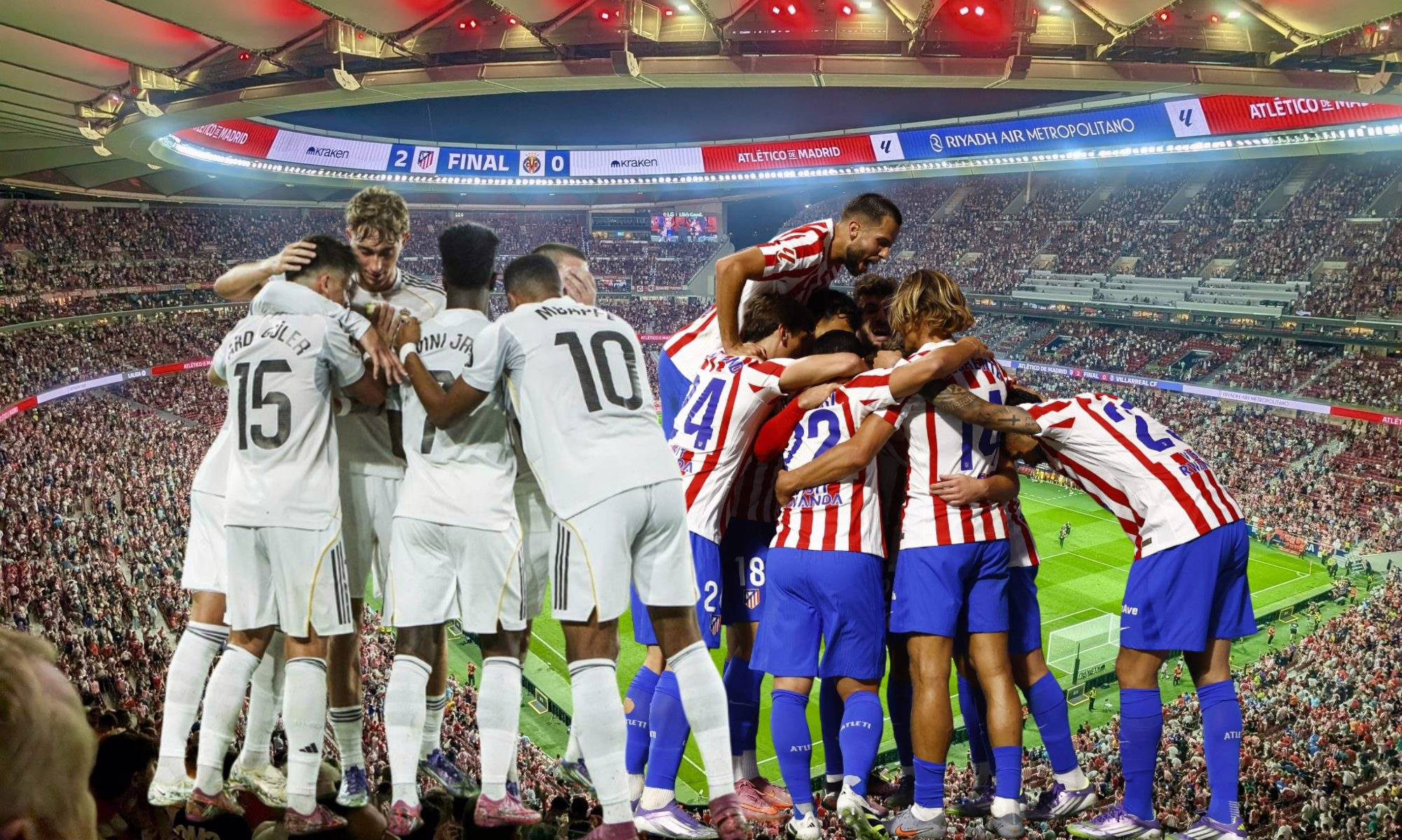 El Atlético confirma la ausencia de dos jugadores clave para enfrentar al Real Madrid.