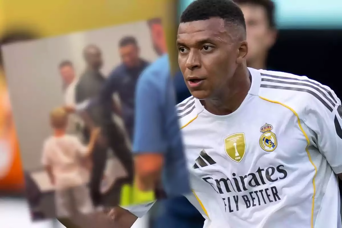 El conmovedor acto de Mbappé con un niño de Ucrania.