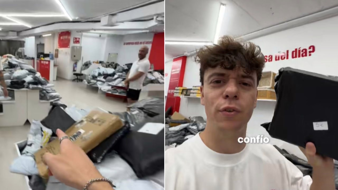 La tienda de Madrid que se ha vuelto famosa por ofrecer paquetes extraviados a 5 euros: ¡no puedes adivinar lo que hay dentro!