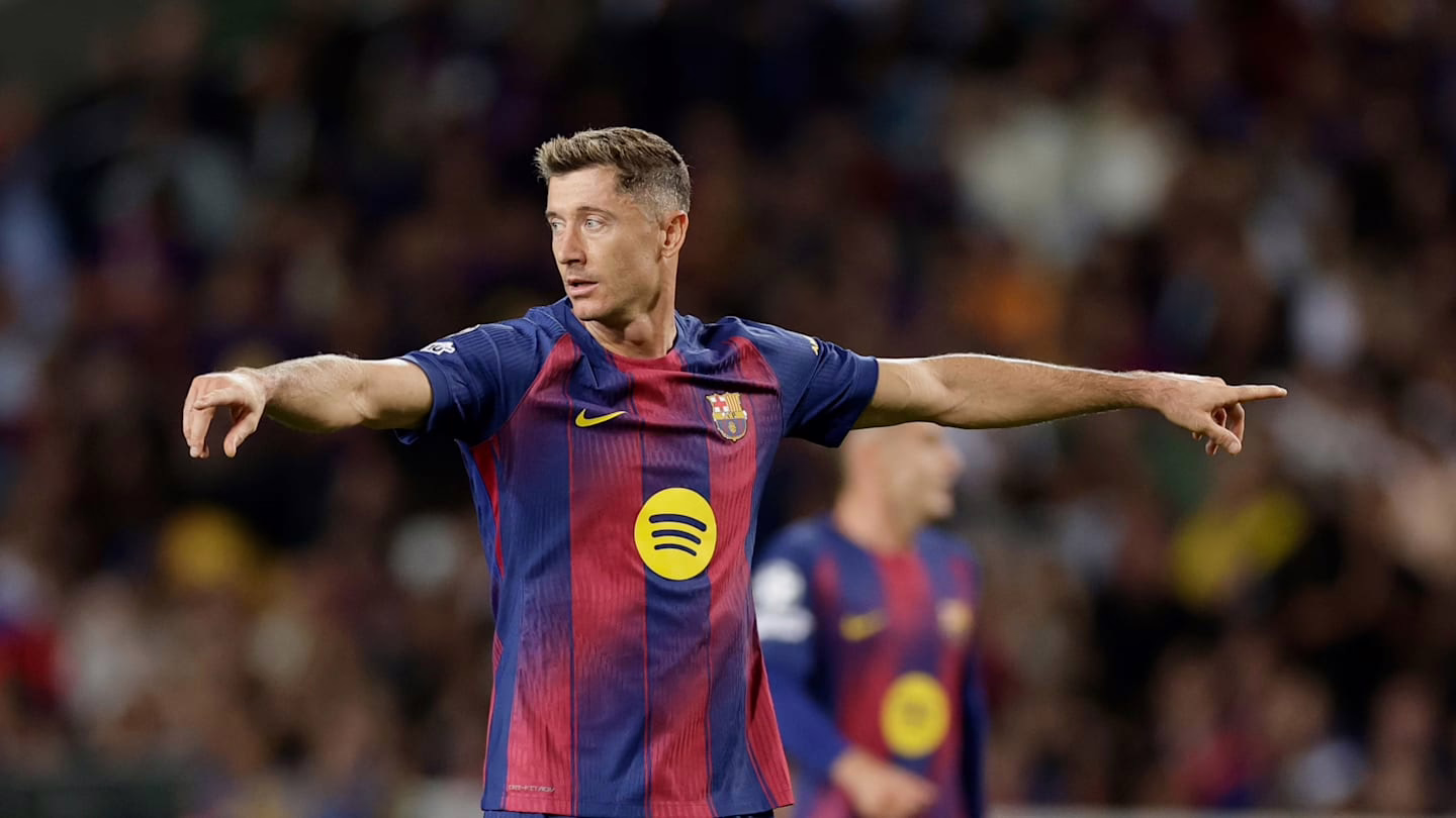 El delantero que el Barcelona considera para sustituir a Lewandowski en 2026.