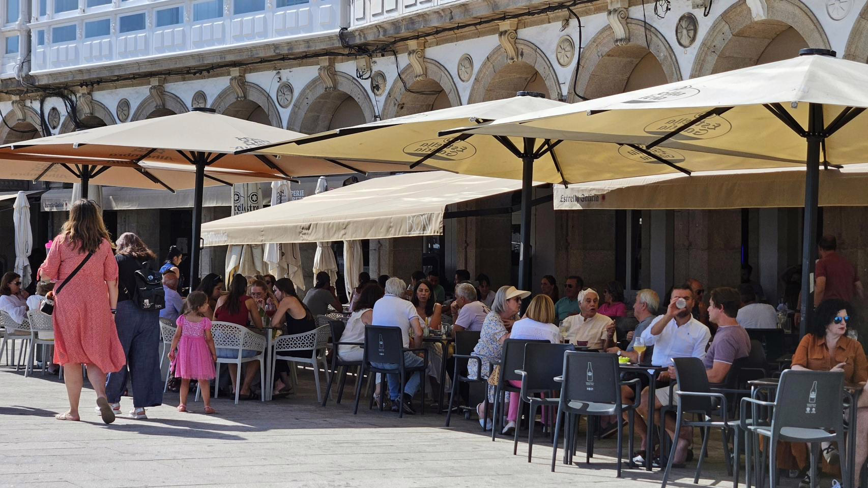 Las modificaciones en las terrazas de A Coruña dependerán de la ubicación específica.