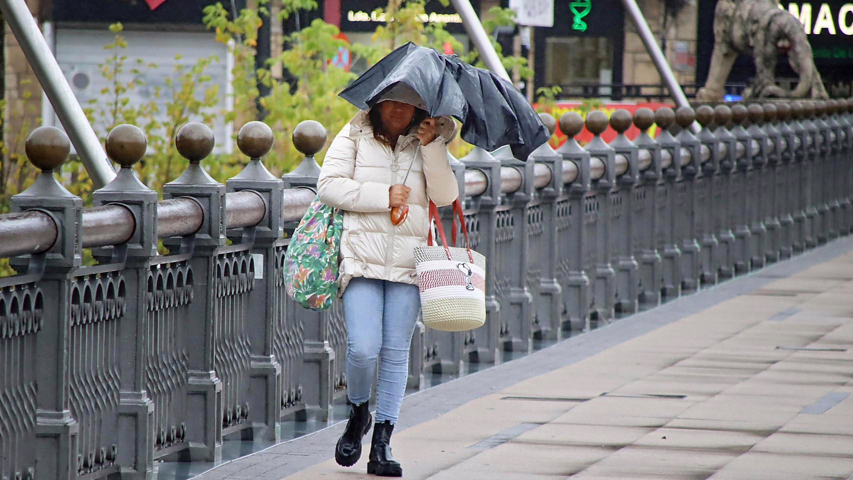 notable caída de las temperaturas y las primeras precipitaciones