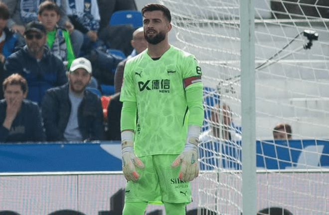 Antonio Sivera, otro de los porteros formados en el Valencia CF y que ahora son rivales (Foto: Instagram Sivera)