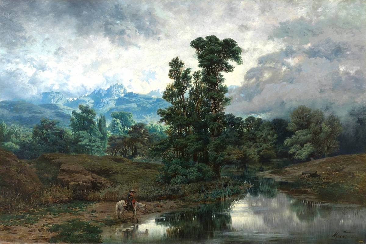 el prado de noche