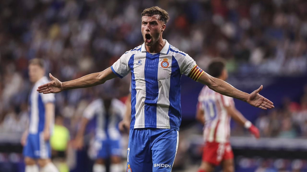 Javi Puado, ausente de manera indefinida del Espanyol.