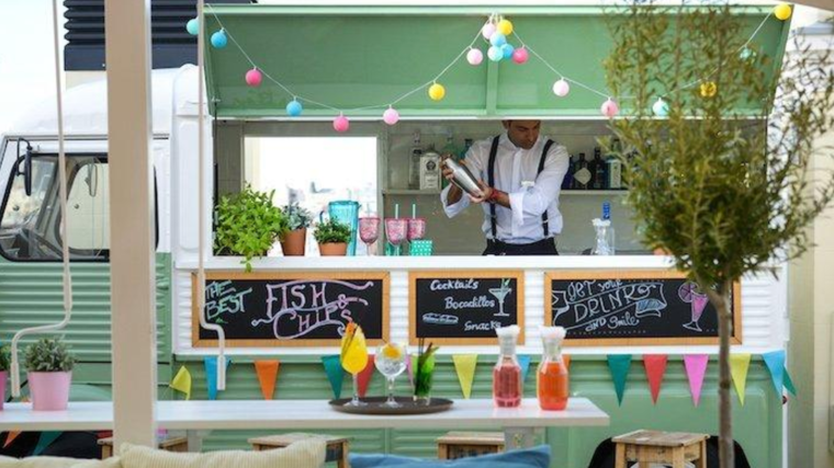 Imagen de la food truck de la azotea The Mint Roof