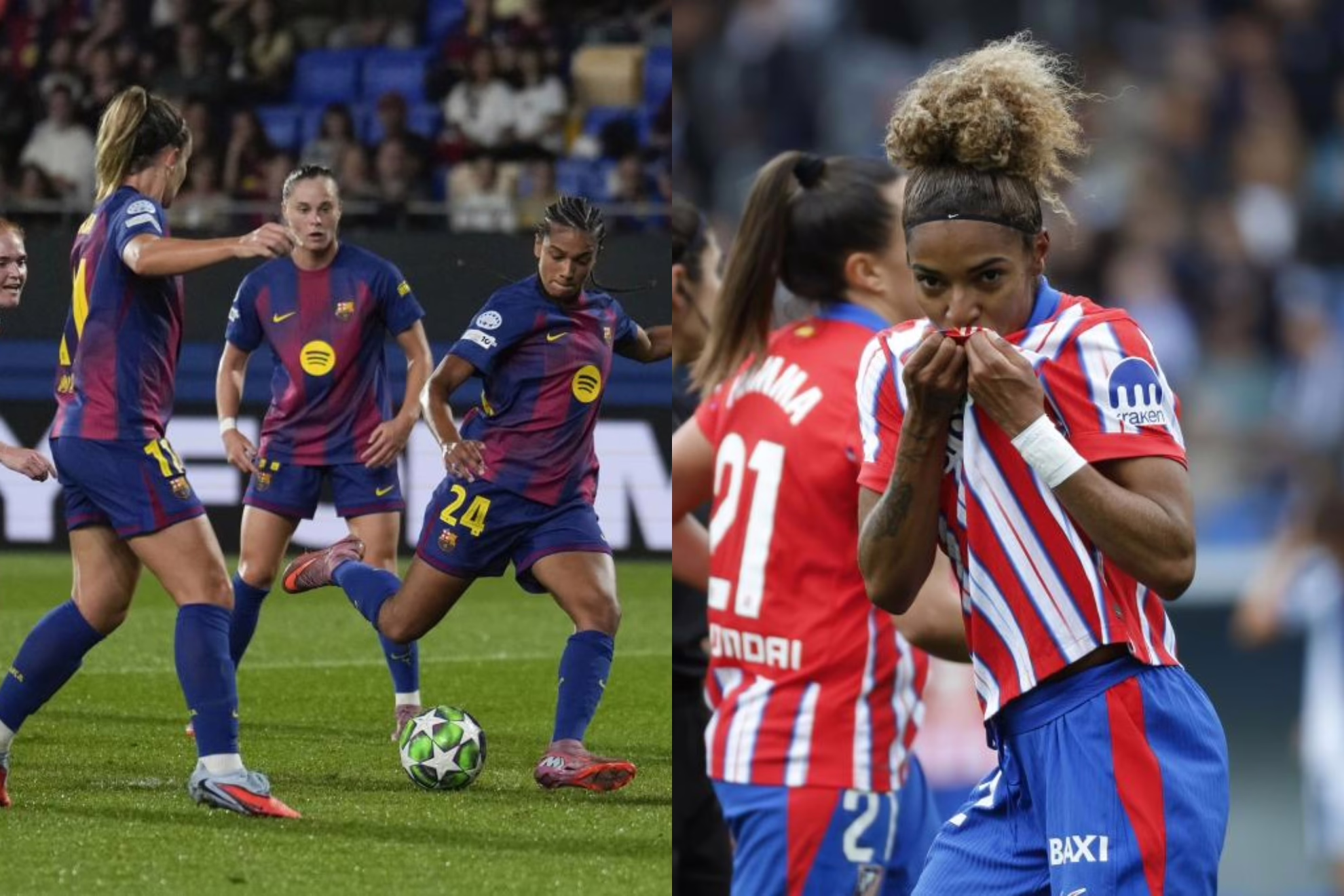 Atlético contra Barcelona en vivo