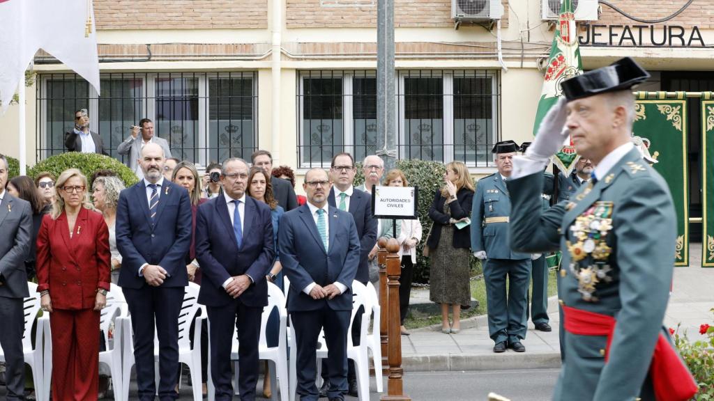 Ruiz Molina y Bellido durante el desfile.
