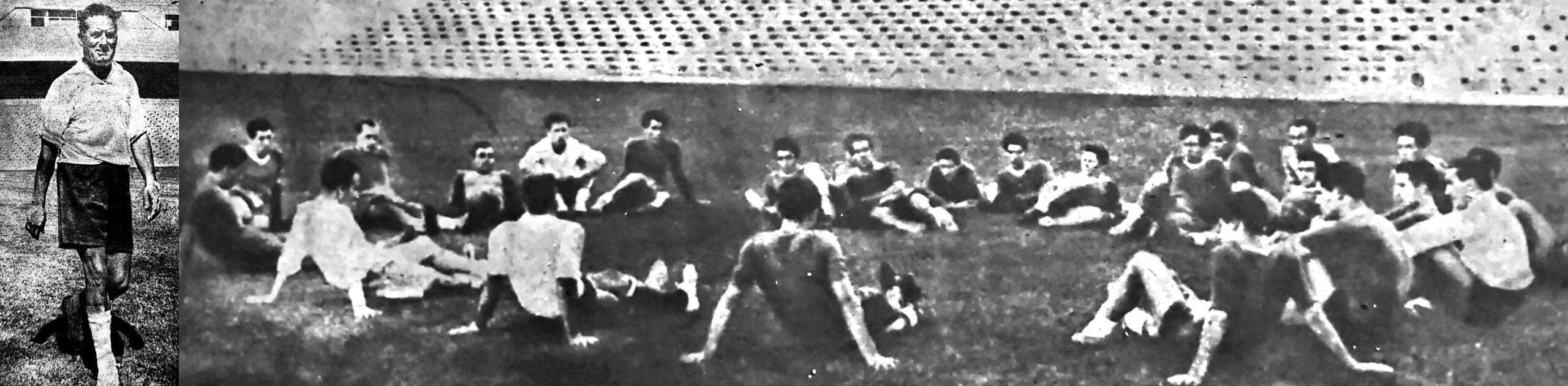 Primer entrenamiento de Scarone. Temporada 1951-52