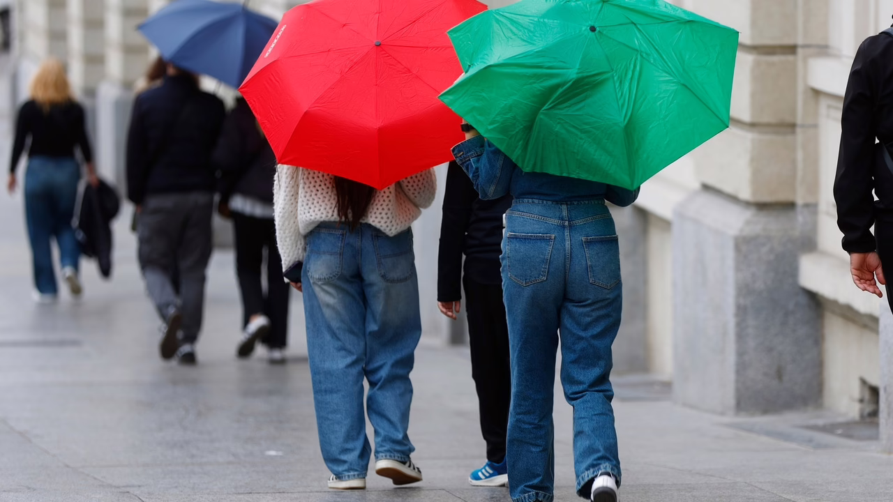 Lluvias y descenso de temperaturas para finalizar octubre en Madrid.