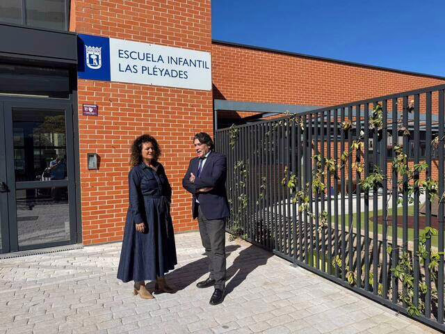 Madrid destina 130.000 euros a la Escuela Infantil Las Pléyades de Valdebebas para aumentar la seguridad y el bienestar.