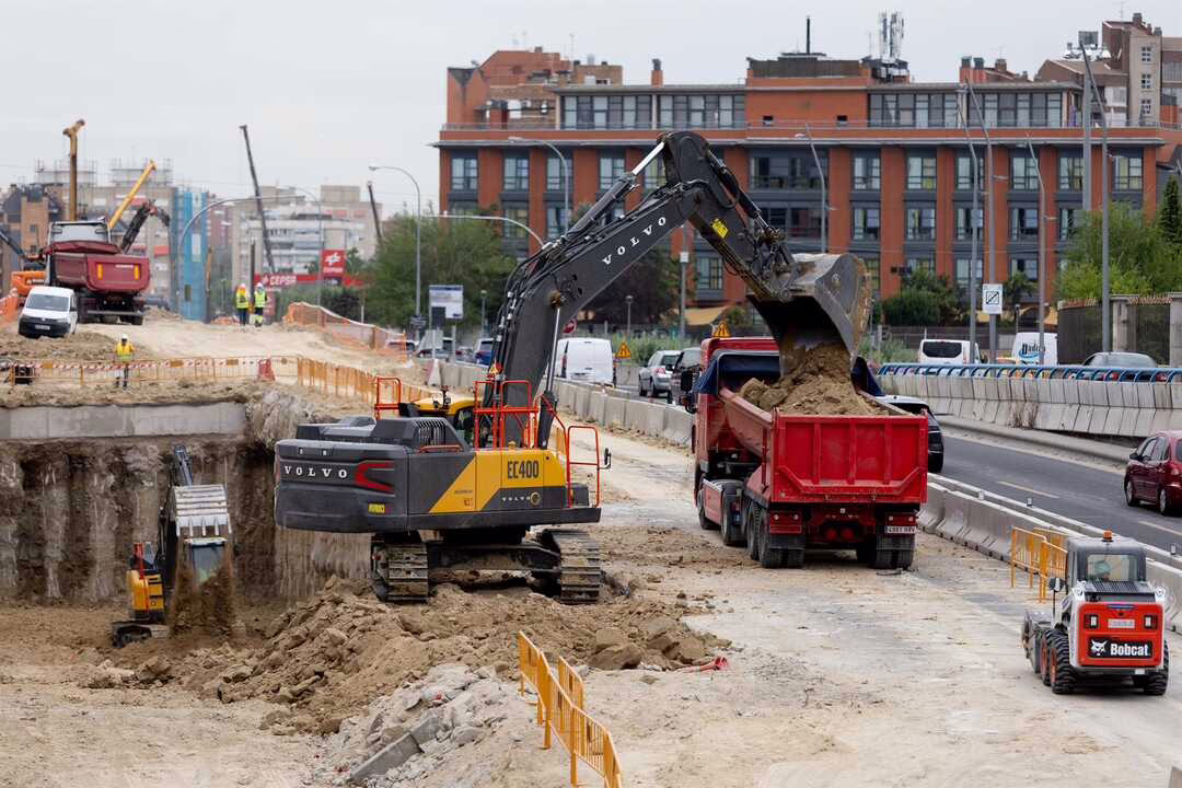 Avance de la construcción del túnel en las obras A-5 de Madrid.