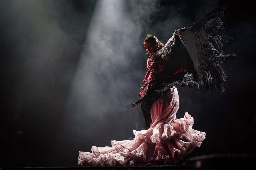 Espectáculo flamenco en la Plaza Mayor 2025