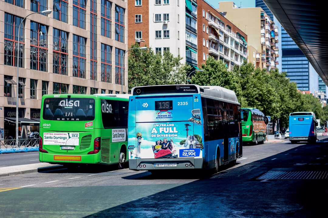 Servicios esenciales durante la huelga general en Madrid.
