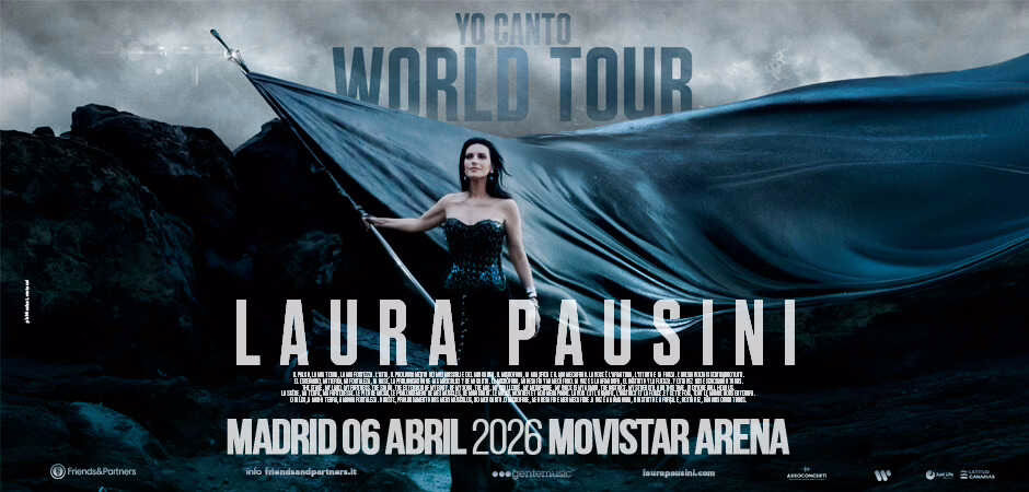 Laura Pausini se presentará en Madrid en abril de 2026.
