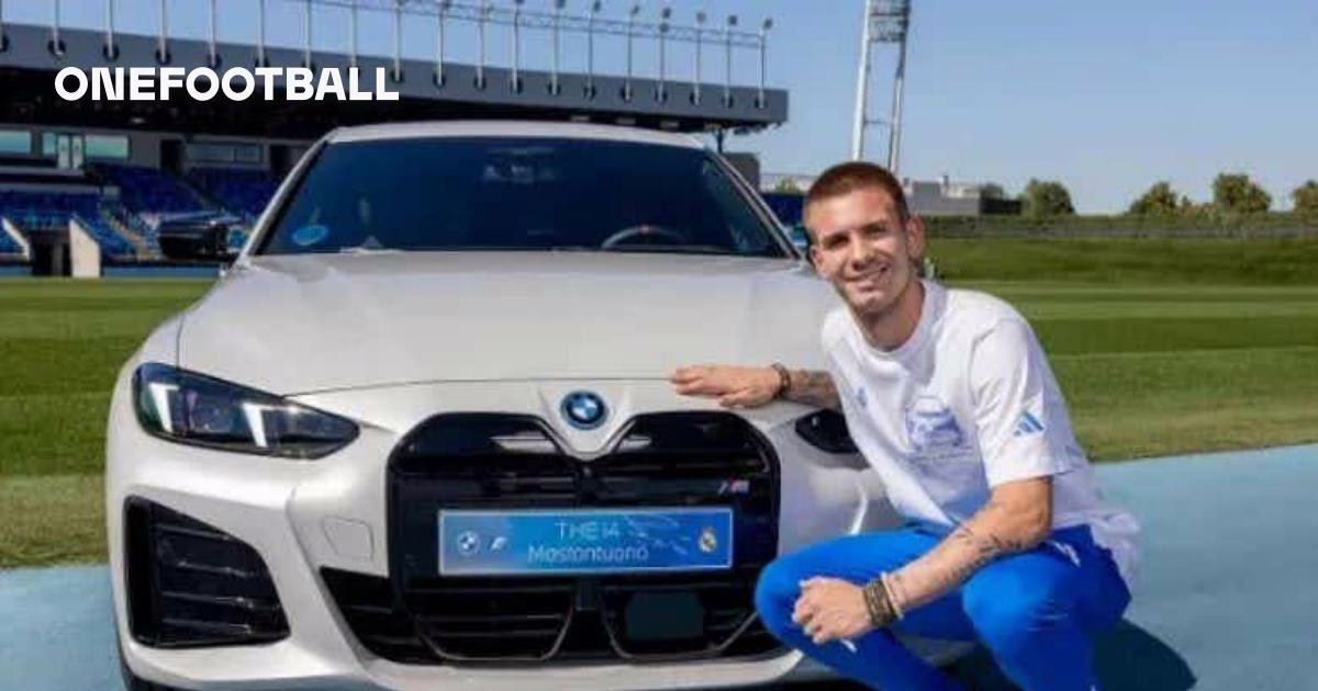 Franco Mastantuono selecciona un destacado BMW de los obsequios del Real Madrid 🚗