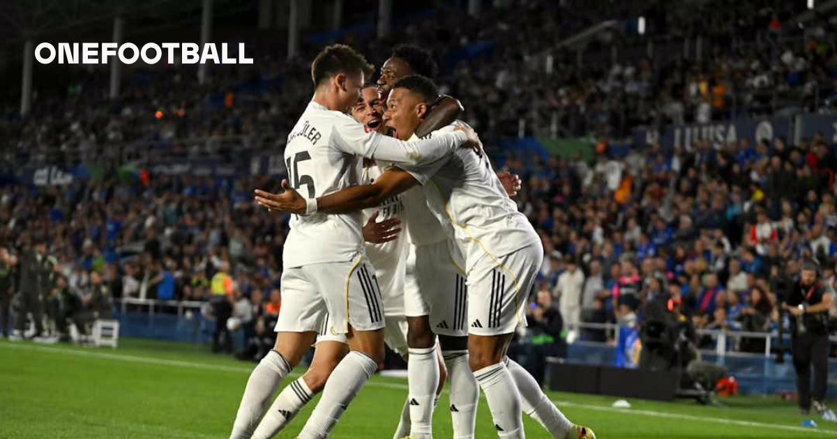 Getafe 0-1 Real Madrid: Mbappé castiga a un Getafe con nueve jugadores tras dos expulsiones.
