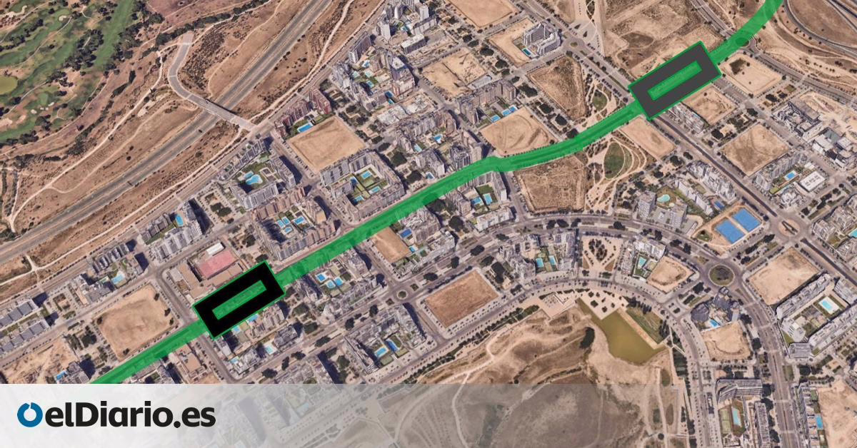 Modificaciones en la extensión de la línea 11 del Metro de Madrid: dos estaciones para Valdebebas Norte, con nueva localización.
