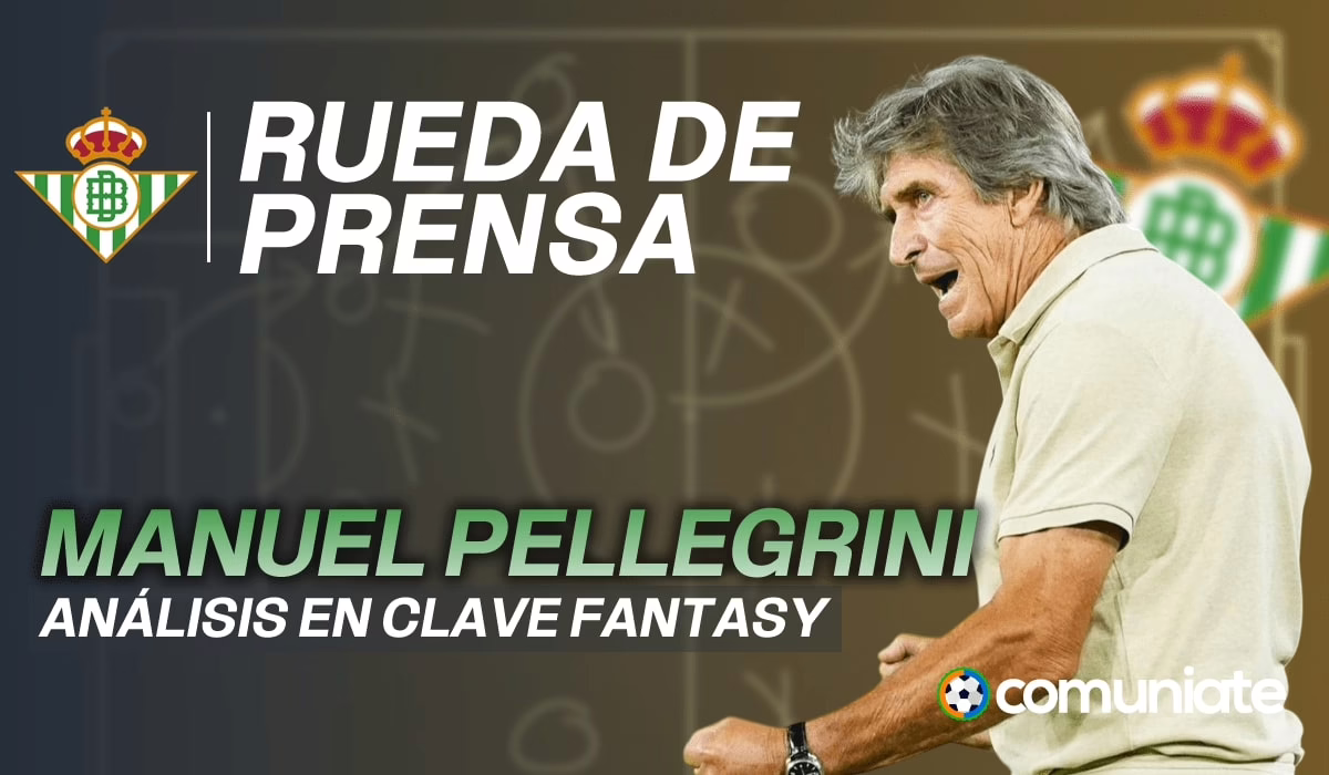 Pellegrini comenta sobre Amrabat, Chimy Ávila y el encuentro contra el Atlético.