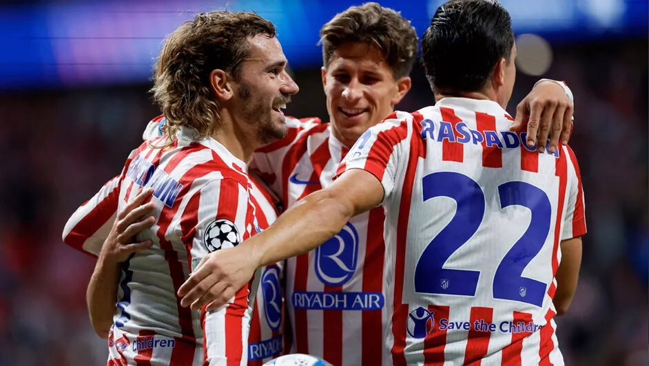 ¡Impresionante! El Atlético de Madrid conquista con una nueva victoria abultada, esta vez frente al Frankfurt en la Champions.