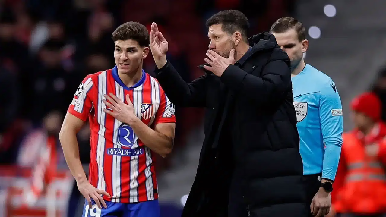 "En tiempos difíciles...": Julián Álvarez experimenta una dura derrota frente al Atlético de Madrid.