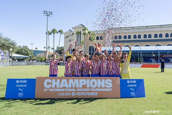 El Atlético de Madrid conquista la Liga FC Futures Internacional - Castellón Base.