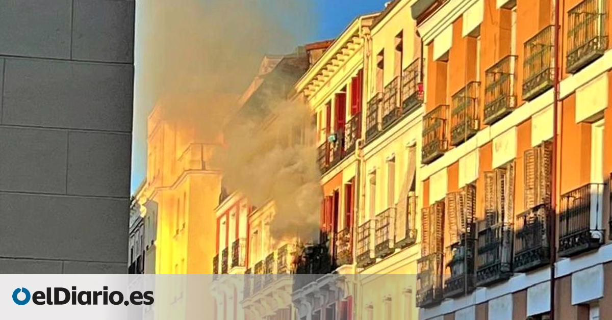 Incendio en Malasaña: un fuego en un edificio genera preocupación entre los residentes de la calle Monteleón, en el corazón de Madrid.