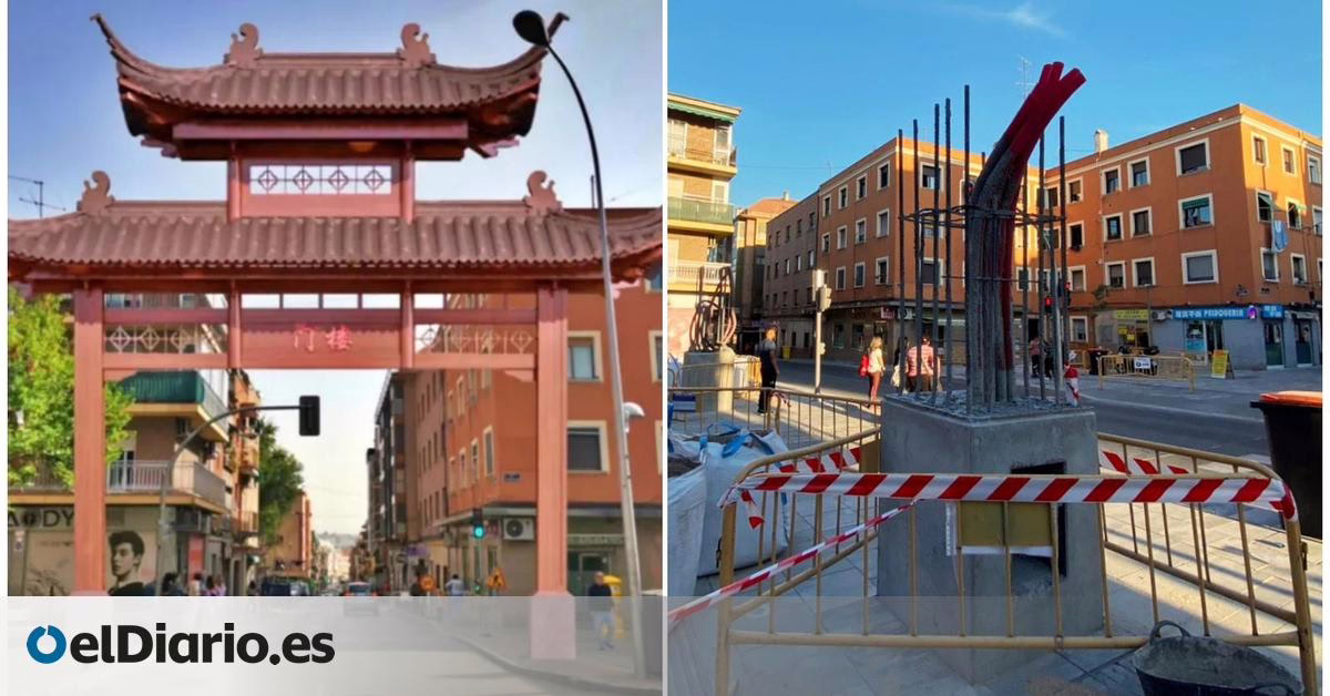 El Gobierno de Almeida impulsa la transformación de Usera en un destino turístico con la etiqueta "Chinatown de Madrid" y da inicio a la construcción de sus arcos.