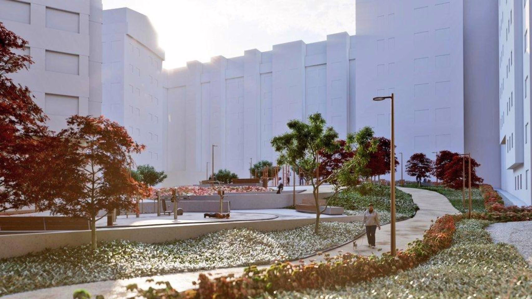 Otorgada en A Coruña la urbanización de la plaza José María Hernansáez por cerca de un millón de euros.