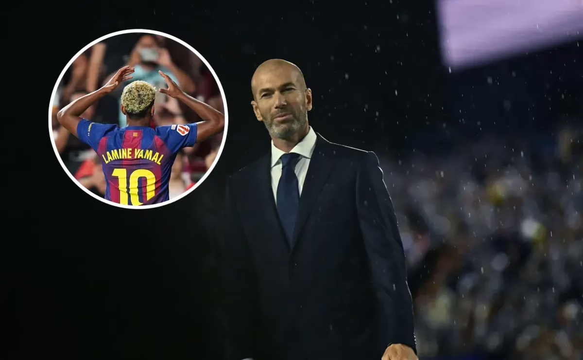El más sincero reconocimiento de Zinedine Zidane a Lamine Yamal.