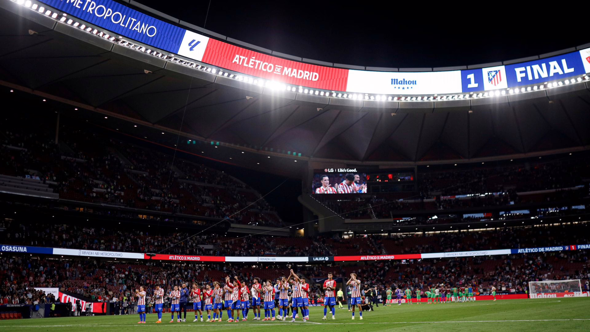 El Atlético de Madrid obtuvo una victoria ante Osasuna.
