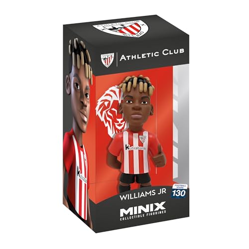 BANDAI - Minix Figura de colección 12cm - Nico Williams - Athletic de Bilbao - Coleccionables para Exhibición - Idea de Regalo - Juguetes para Niños Y Adultos - Fans De Fútbol (MN12633)