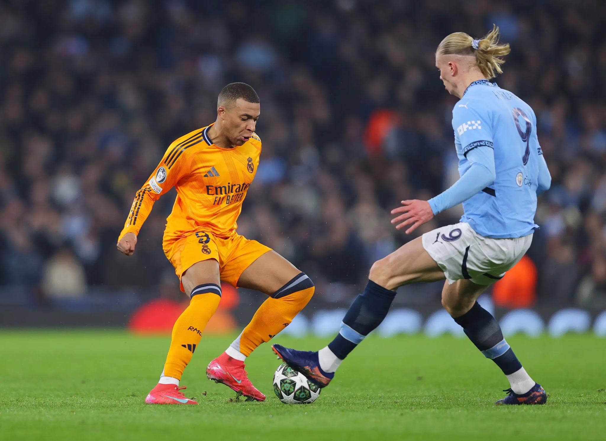Haaland y Mbappé... sobresalientes en cada partido.