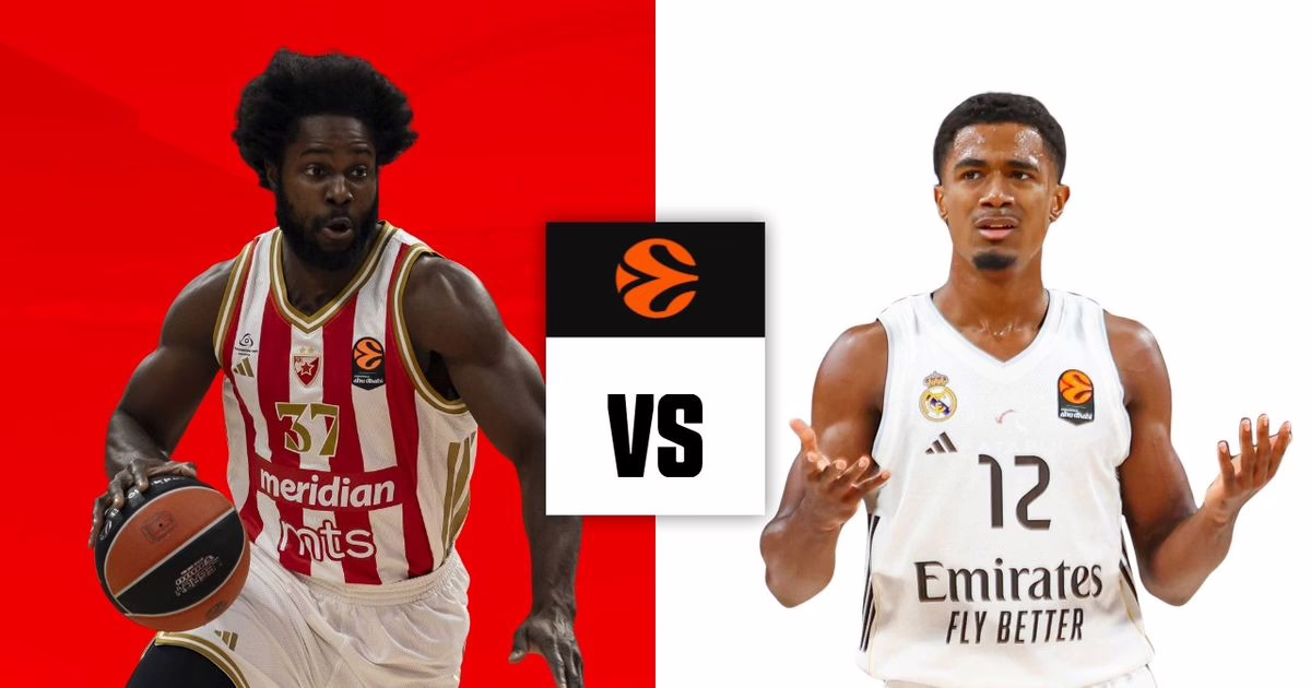 Estrella Roja contra Real Madrid en la Euroliga de baloncesto: ¿Cuándo y dónde seguir el partido?
