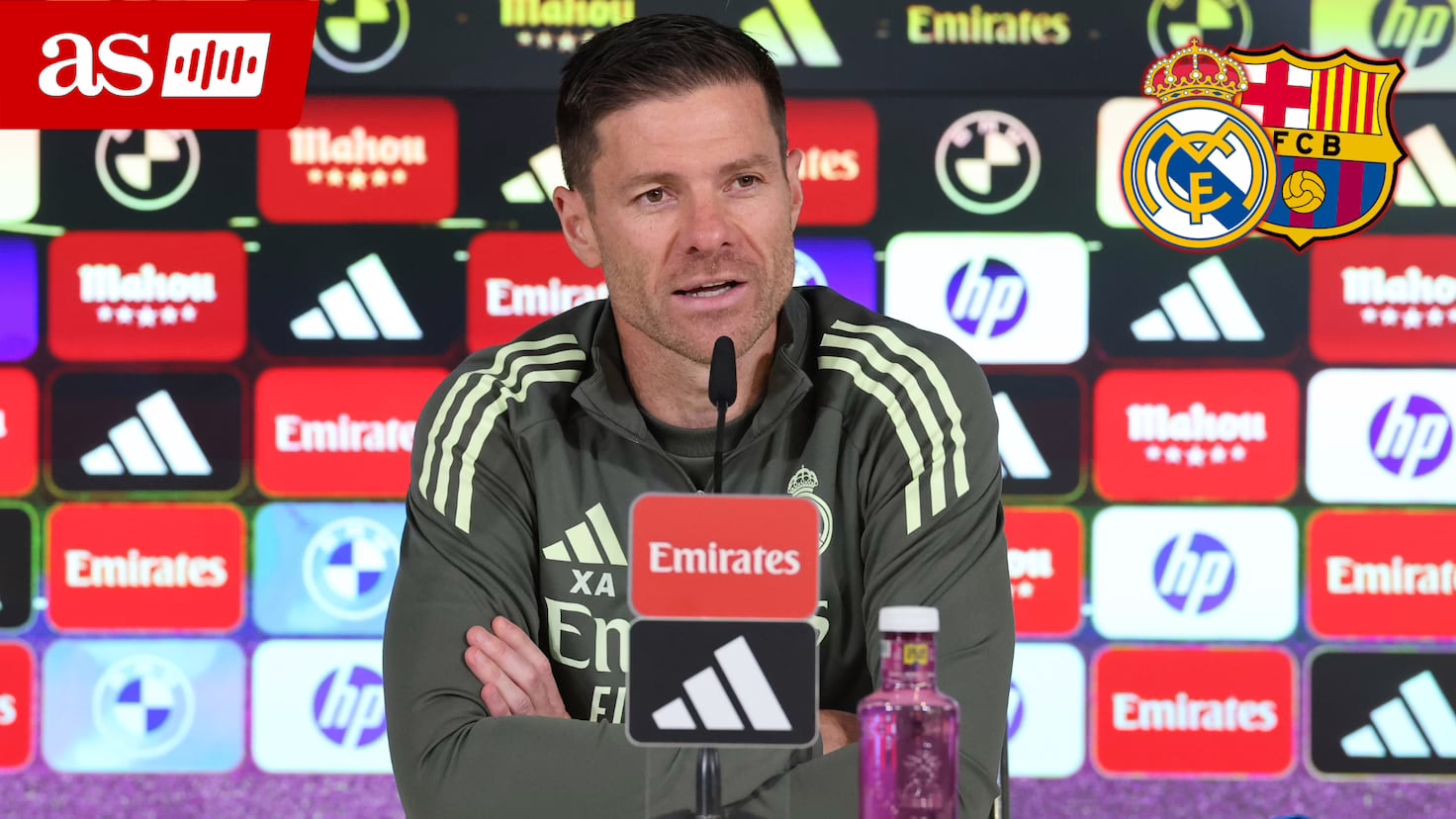 Conferencia de prensa de Xabi Alonso antes del partido Real Madrid contra FC Barcelona.