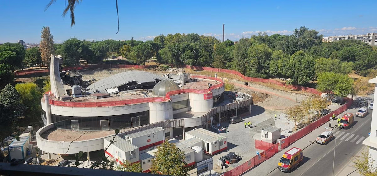 Colapso en las obras del Cine IMAX de Madrid | Actualidad en Madrid