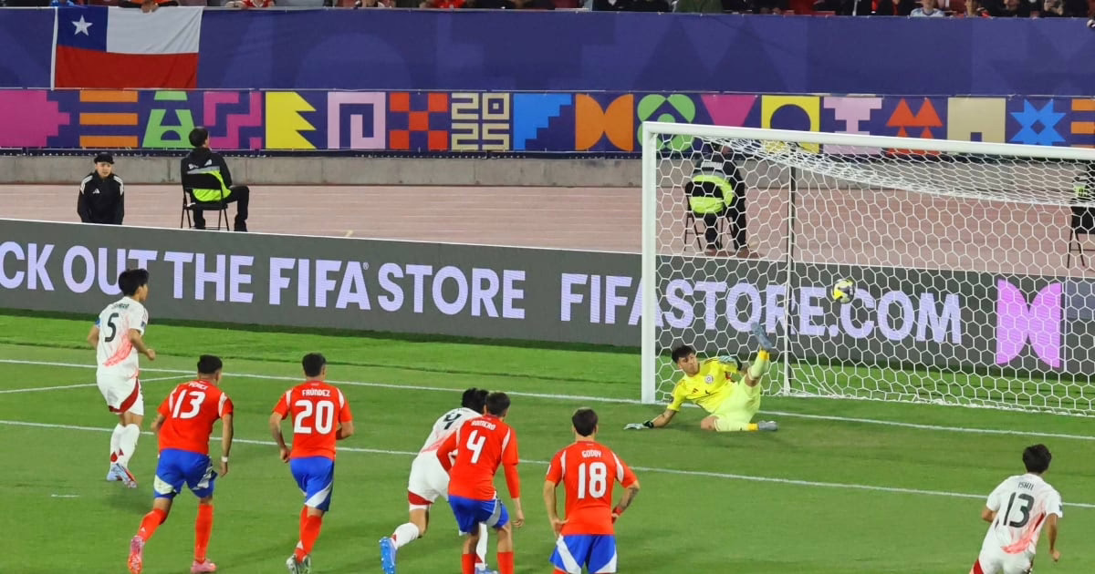 VIDEO | ¡Golazo! Rion Ichihara convierte un penalti ante Chile Sub 20 y adelanta a Japón.
