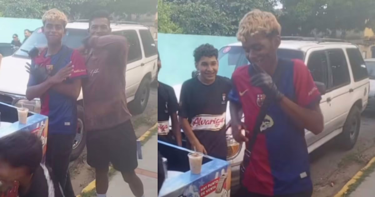 Lamine Yamal, jugador del Barcelona, tiene un doble y comercializa chicha en Venezuela – Publimetro Colombia.