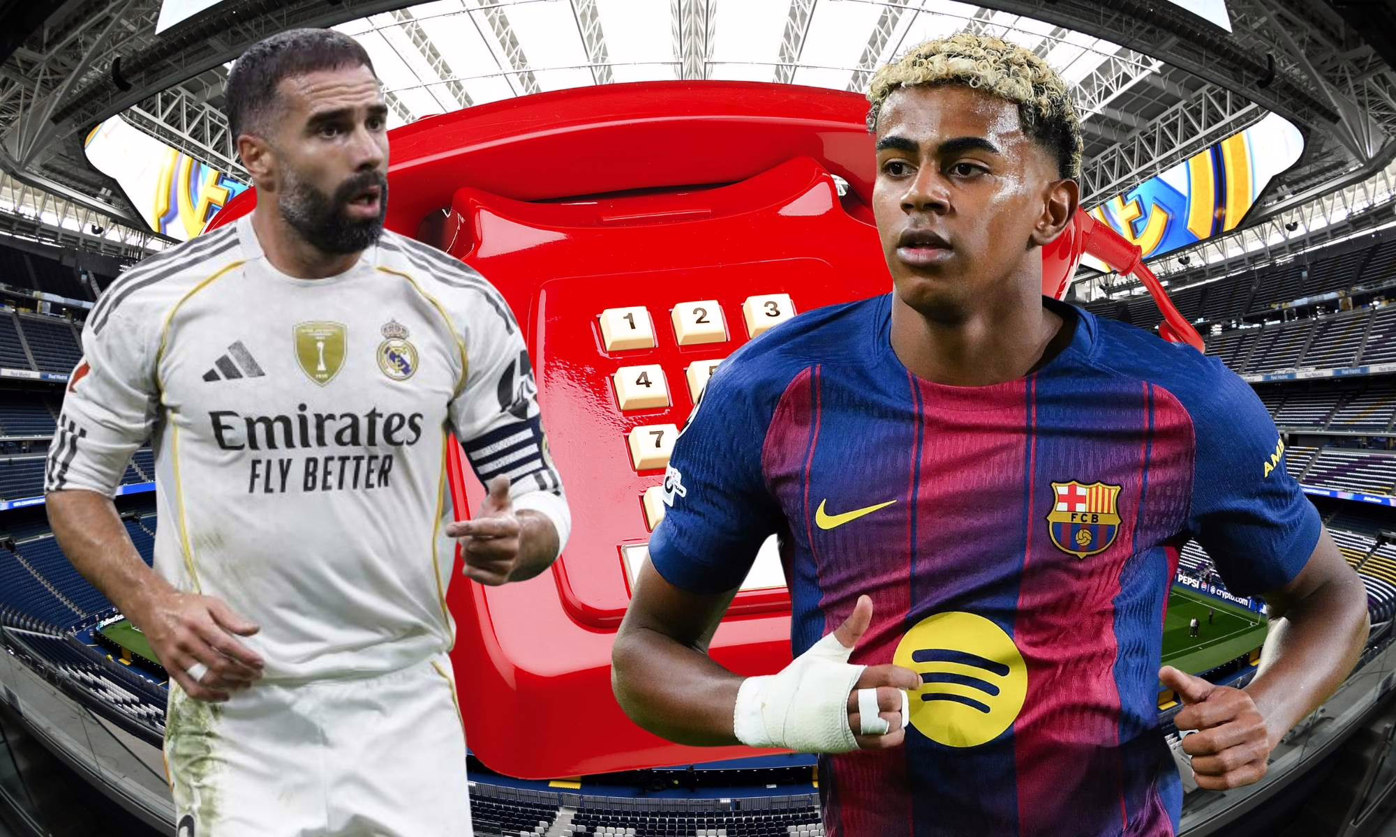 Revelado: Carvajal se comunica con Lamine y dice: "Eres un..."