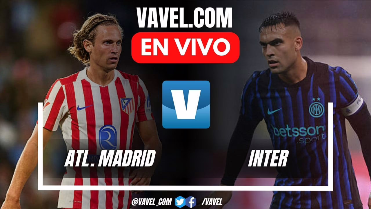 Atlético de Madrid contra Inter de Milán TRANSMISIÓN EN VIVO: Segunda mitad (1-0) | 10 de octubre de 2025