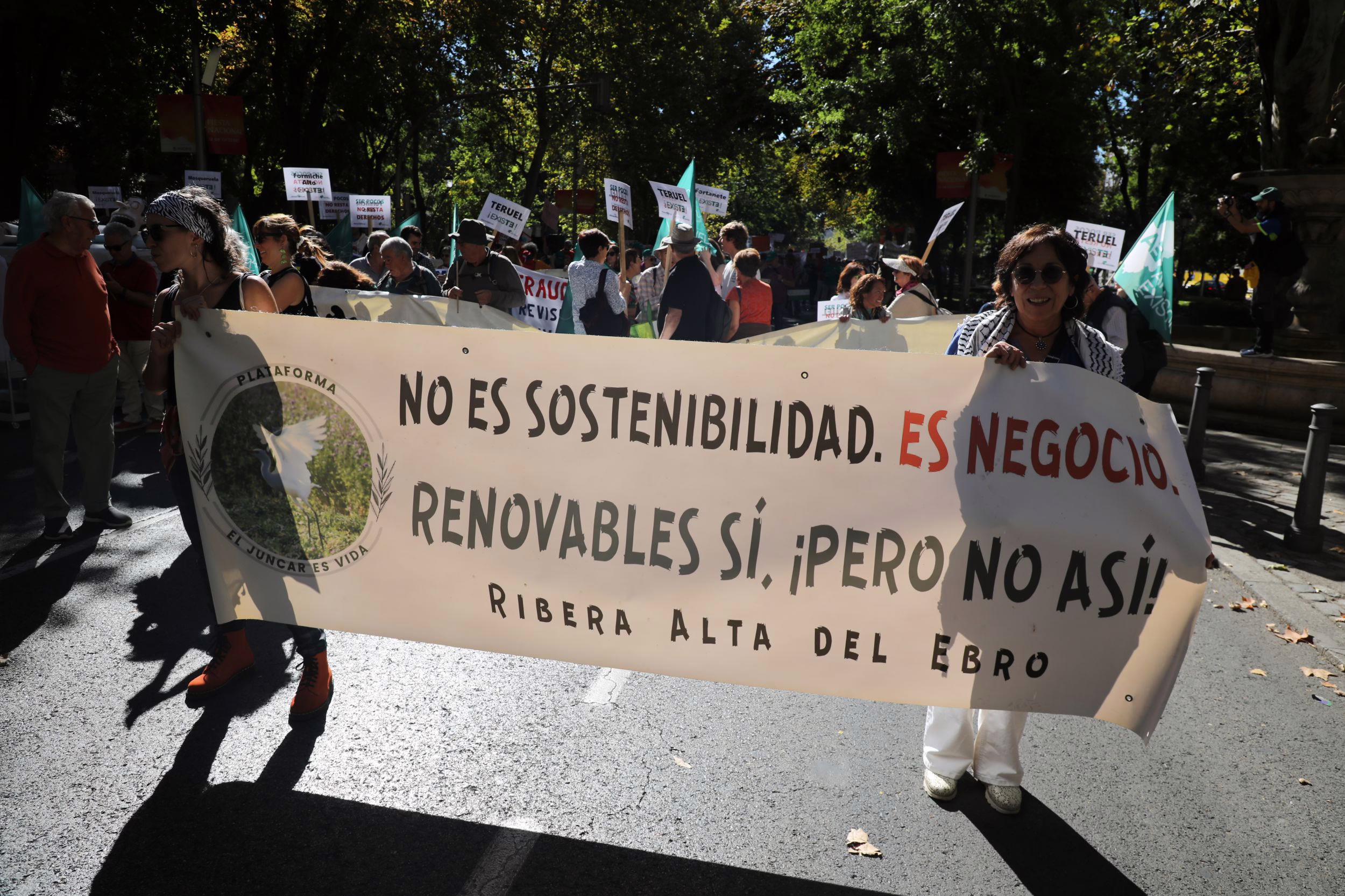 Manifestación en Madrid: Residentes del ámbito rural demandan servicios y apoyo para la España Despoblada.
