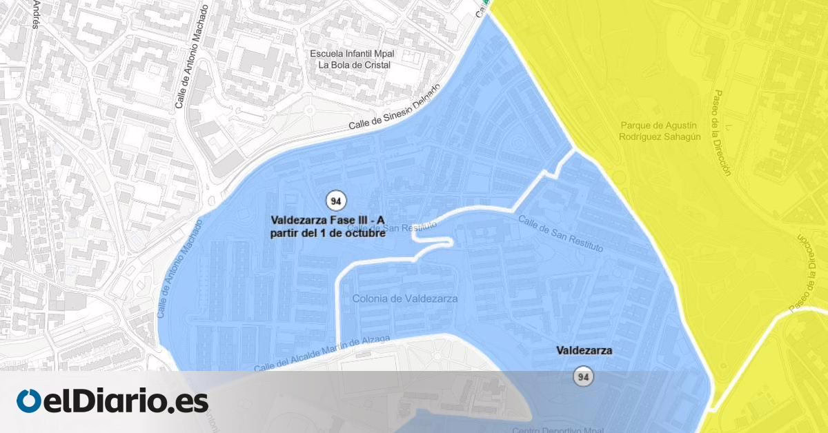 El Ayuntamiento de Madrid marca 701 espacios de estacionamiento en Moncloa para gestionarlos con parquímetros.